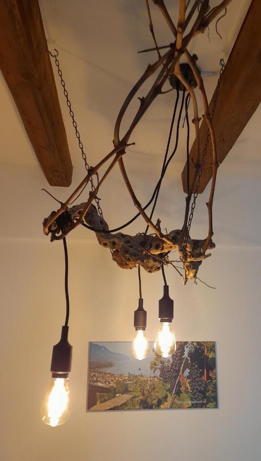 Studio Chez Un Vigneron Au Village Au 2Eme Etage Sans Ascenseur Villeneuve Eksteriør billede